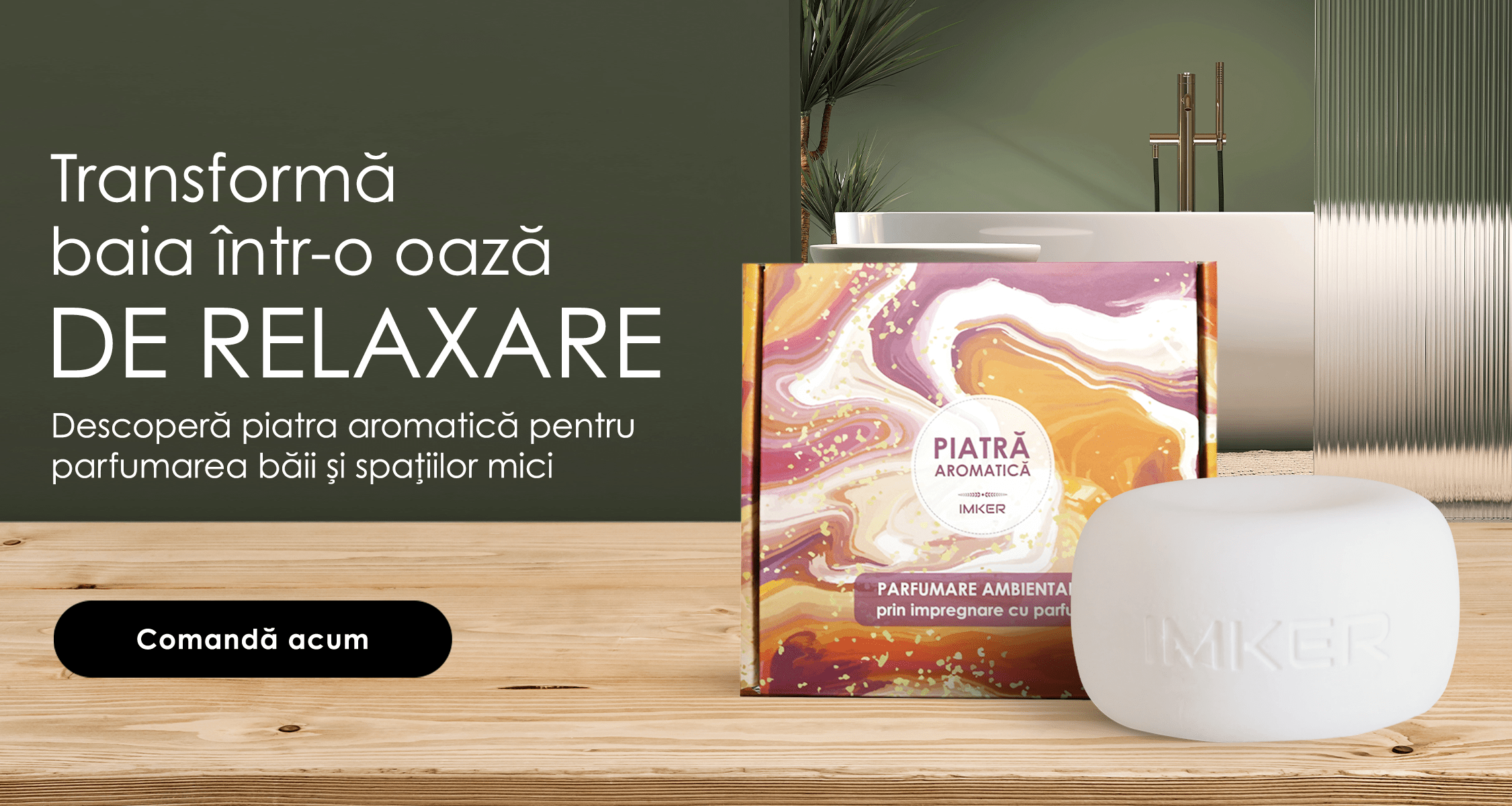 Piatra aromatica pentru parfumare baie
